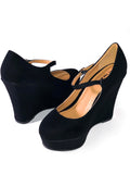 Tacon Negro con plataforma AM31 - Black heel with platform AM31