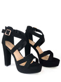 Tacon Negro con plataforma Levely86 - Black heel with platform Lovely86