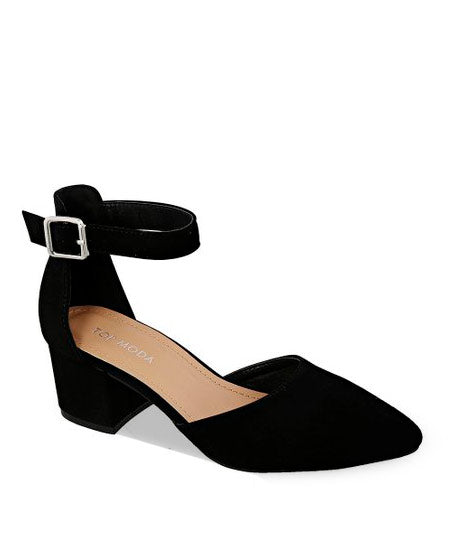 Zapato de tacón bajo negro Cosmo1 - Black low heel Cosmo1