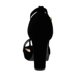 Tacon Negro con plataforma Asia75 - Black heel with platform Asia75