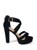 Tacon Negro con plataforma Levely86 - Black heel with platform Lovely86